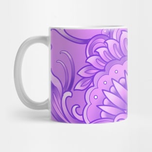 purple mandala pattern Mug